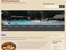 Tablet Screenshot of hersheysmill.org